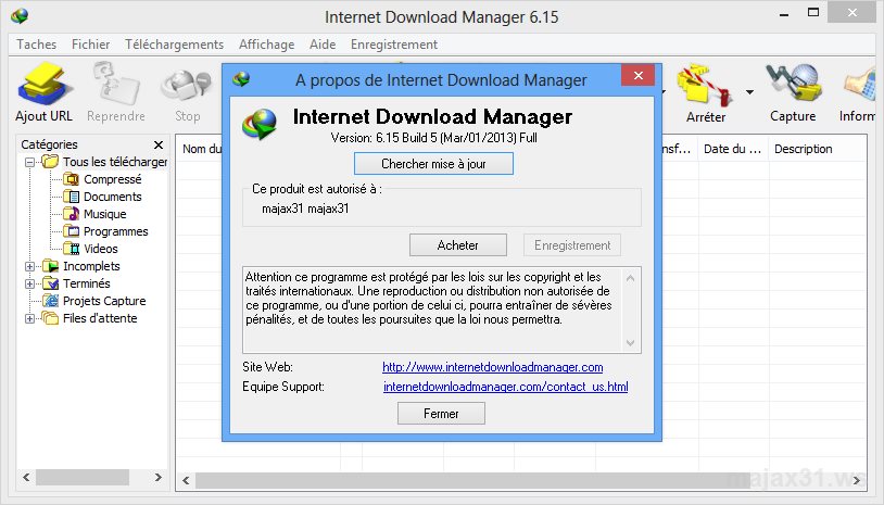 Télécharger Internet Download Manager - IDM/IDMan (gratuit) patch de internet manager gratuit